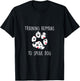 Dog Trainer Training Human To Speak Dog Pet Lover Gift T-Shirt - T-Shirt | Black