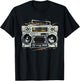 Ghetto Blaster Hip Hop 80's 90's Street Gangster Rap Lover T-Shirt - T-Shirt | Black