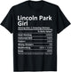 LINCOLN PARK GIRL NJ NEW JERSEY Funny City Home Roots Gift T-Shirt - T-Shirt | Black