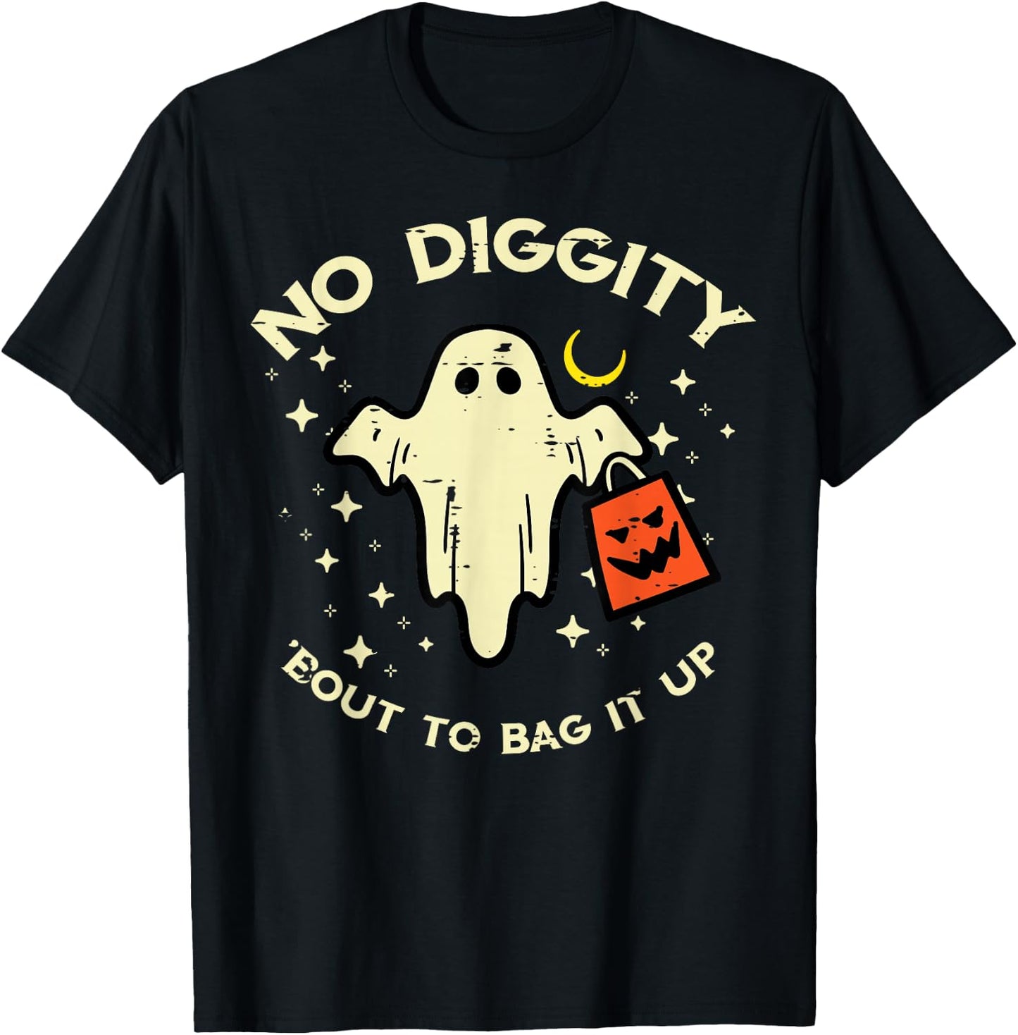 Halloween Ghost Costume Toddler Boys Girls Kids Women Men T-Shirt - T-Shirt | Black