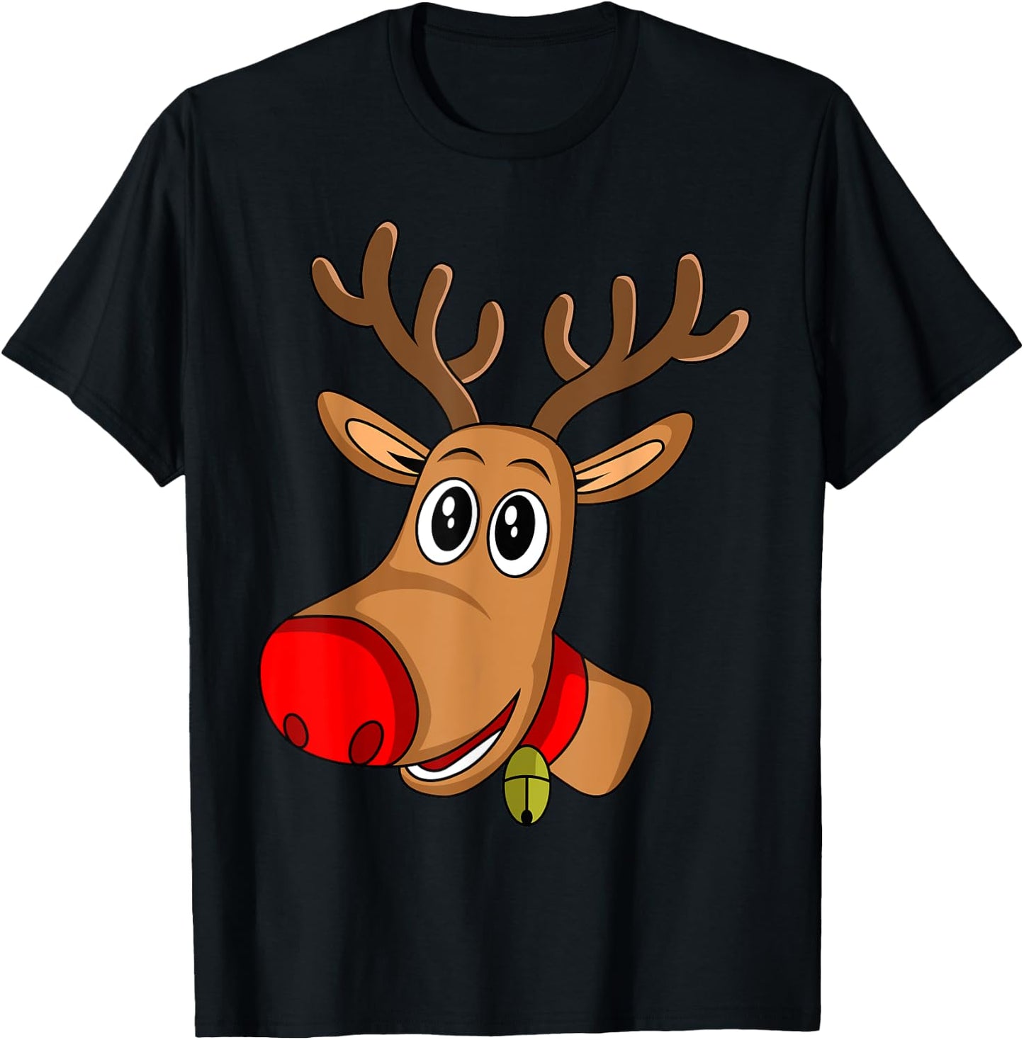RUDOLPH Red Nose Reindeer | Donner Blitzen T-Shirt - T-Shirt | Black