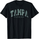 Tampa Florida Vintage Retro US City State Pride Travel T-Shirt - T-Shirt | Black