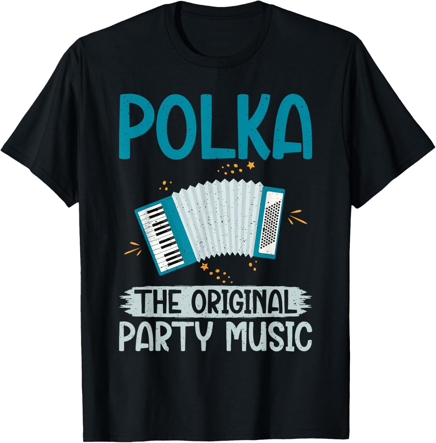 Polka the original Party Music Polish Polka T-Shirt - T-Shirt | Black