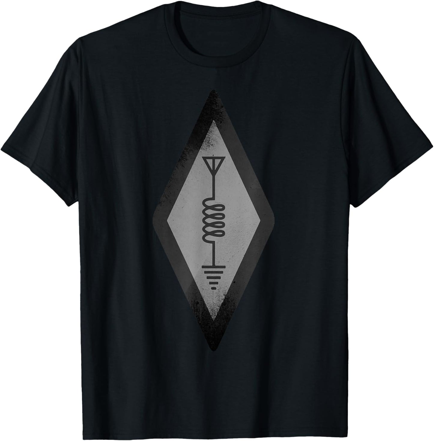 HAM International Amateur Radio Symbol | Cute Operator Gift T-Shirt - T-Shirt | Black
