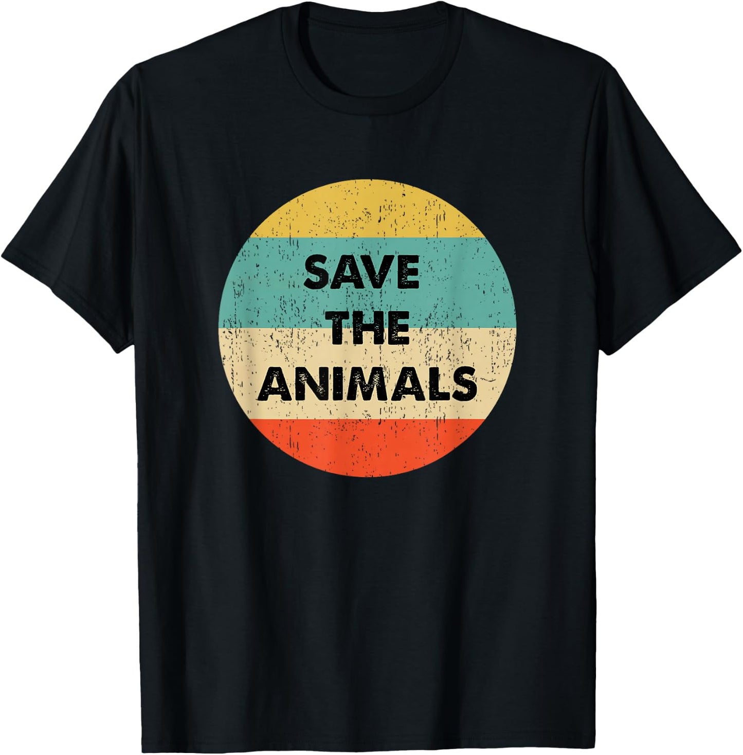Save The Animals T-Shirt - T-Shirt | Black