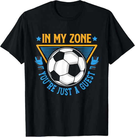 Goalkeeper Soccer Goalie Defender Goaltender T-Shirt - T-Shirt | Black