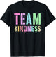 Vintage TEAM KINDNESS Teacher Buddy Unity Day SPED Be Kind Women Kids T-Shirt - T-Shirt | Black