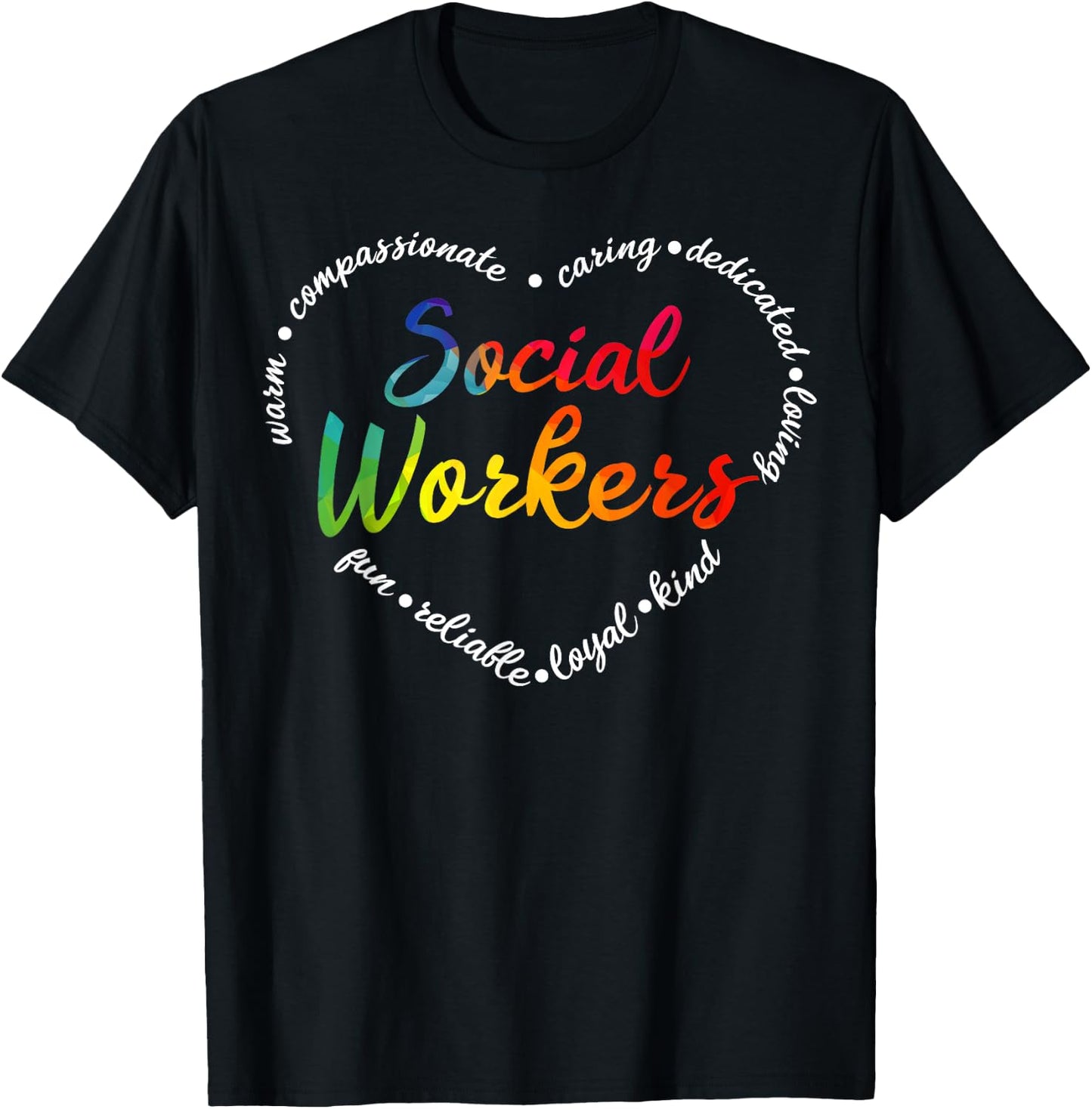 Social Worker Social Work Caseworker Public Servant Themed T-Shirt - T-Shirt | Black