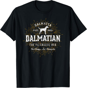 Vintage Style Retro Dalmatian T-Shirt - T-Shirt | Black
