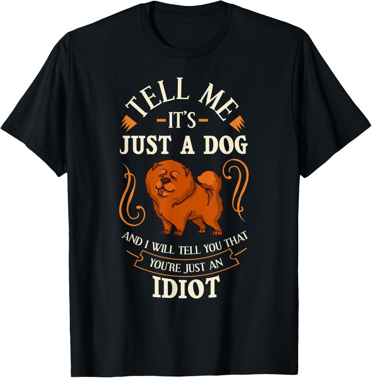 Chow Chow Dog Gift Puppies Owner Lover Men Women T-Shirt - T-Shirt | Black