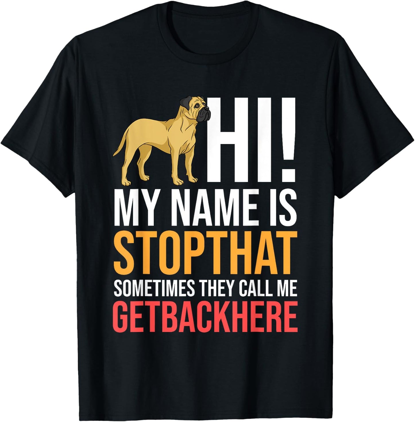 English Mastiff Dog Gift Puppies Owner Lover Women Girls Kids T-Shirt - T-Shirt | Black