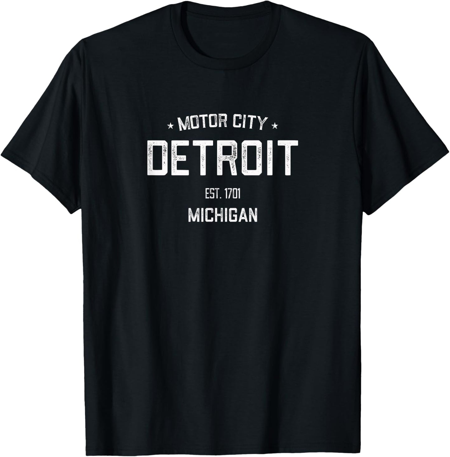 Classic Retro Vintage Detroit Motor City - Special Edition T-Shirt - T-Shirt | Black