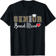 Senior Band Mom 2025 Marching Band Parent Class of 2025 T-Shirt - T-Shirt | Black
