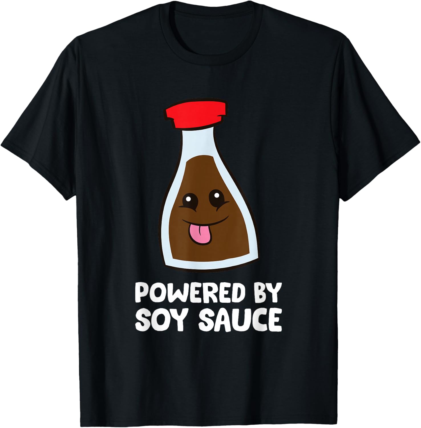 Powered By Soy Sauce T-Shirt - T-Shirt | Black
