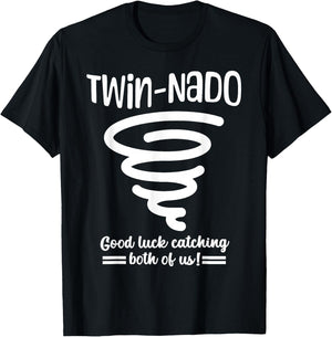 Tornado Twin Day for Spirit Week Best Friend Twinning Sister T-Shirt - T-Shirt | Black