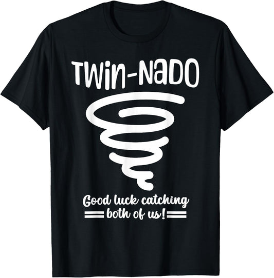 Tornado Twin Day for Spirit Week Best Friend Twinning Sister T-Shirt - T-Shirt | Black