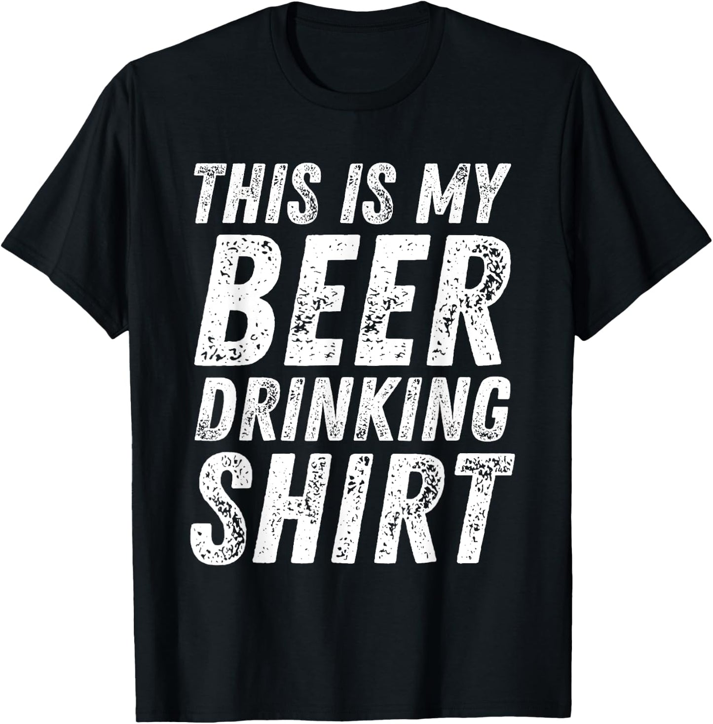 This Is My Beer Drinking Shirt Funny Saying T-Shirt - T-Shirt | Black