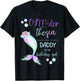 Daddy 1st Birthday Mermaid Oneder The Sea Family Matching T-Shirt - T-Shirt | Black
