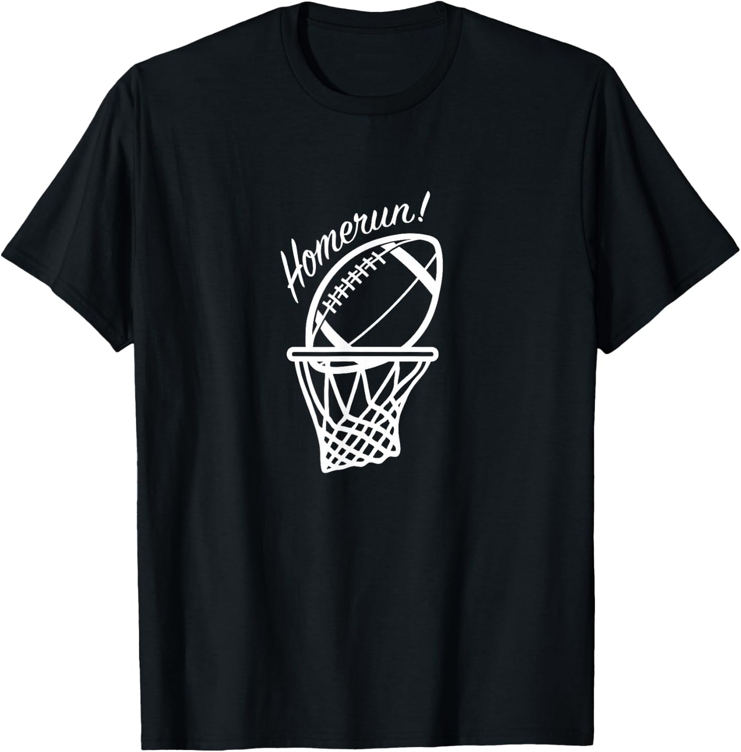 Funny Baseball Football Basketball Sports Novelty Gift T-Shirt - T-Shirt | Black