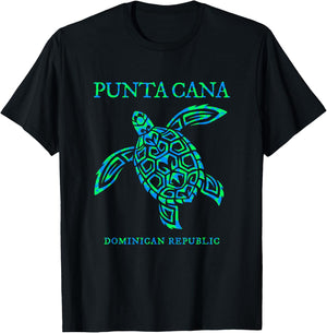 Punta Cana Dominican Republic Sea Turtle Boys Girls Toddler T-Shirt - T-Shirt | Black