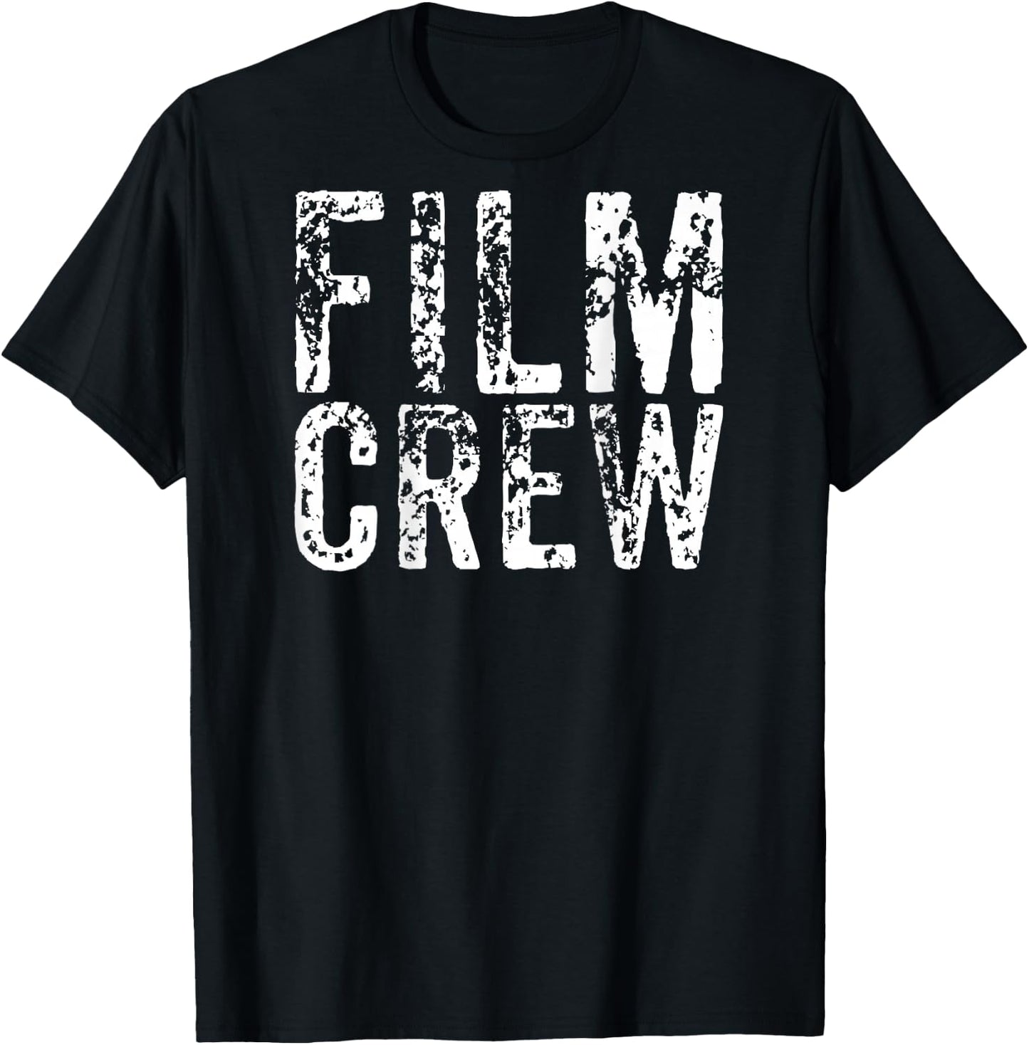 BACK ONLY Film Crew TV Movie Production Set Team T-Shirt - T-Shirt | Black