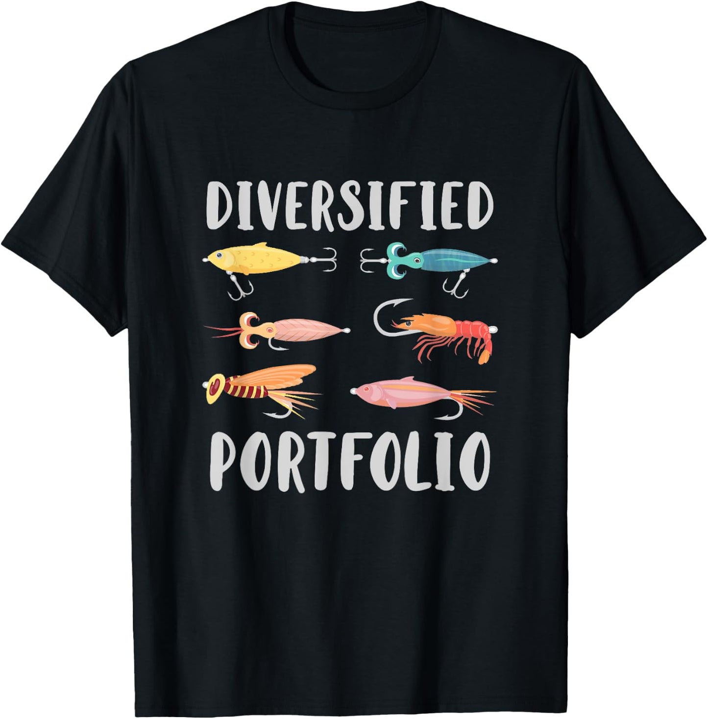 Diversified Portfolio Fishing T-Shirt - T-Shirt | Black
