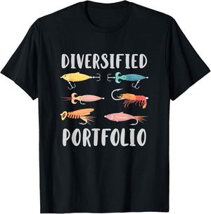 Diversified Portfolio Fishing T-Shirt - T-Shirt | Black