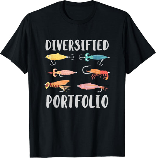 Diversified Portfolio Fishing T-Shirt - T-Shirt | Black