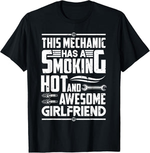Diesel Car Mechanic Mechanic Has Girlfriend Boyfriend T-Shirt - T-Shirt | Black
