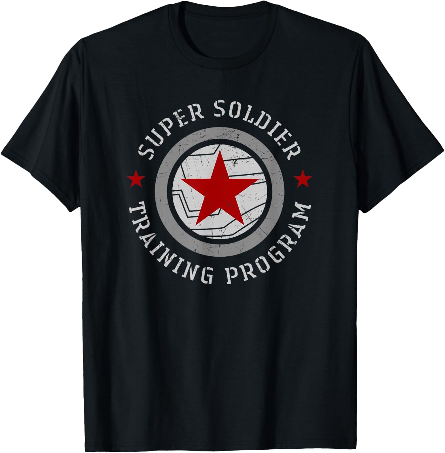 Marvel Winter Soldier Super Soldier Training Program T-Shirt - T-Shirt | Black