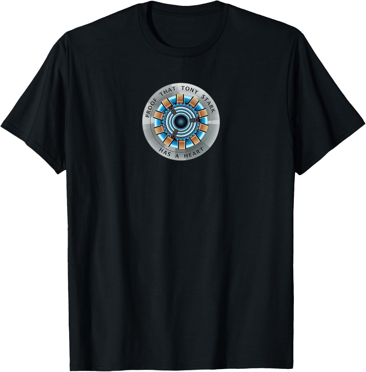Marvel Avengers Endgame Tony Stark Has a Heart T-Shirt - T-Shirt | Black