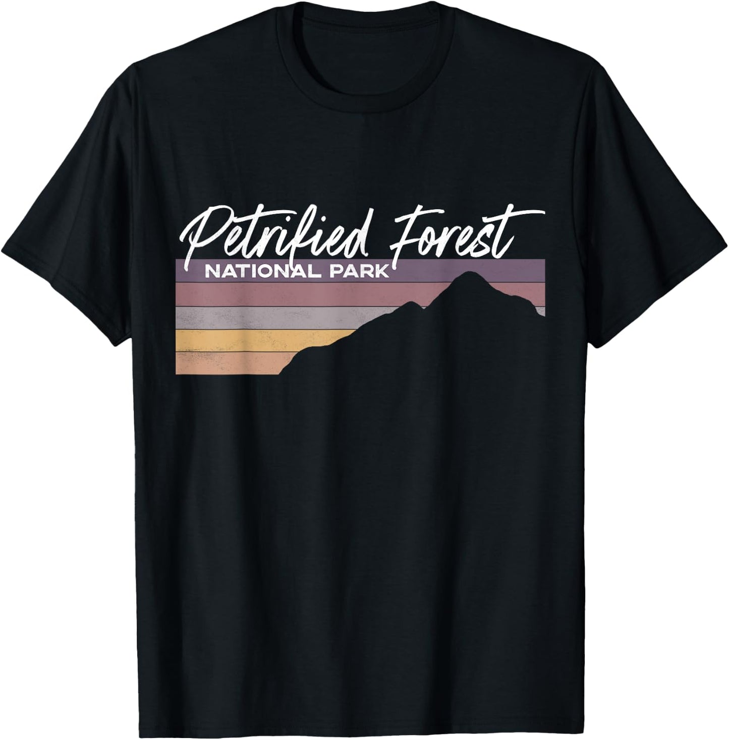 Petrified Forest National Park Arizona AZ Desert Mesa T-Shirt - T-Shirt | Black
