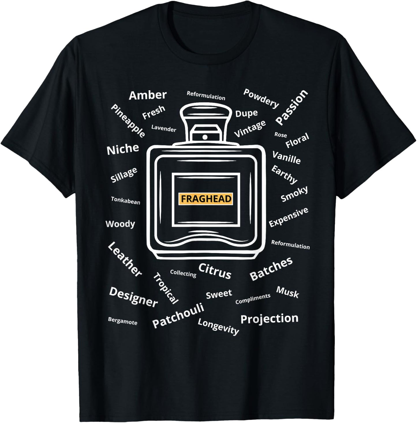 Fraghead Fragrances Perfume Collector T-Shirt - T-Shirt | Black