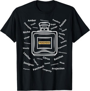 Fraghead Fragrances Perfume Collector T-Shirt - T-Shirt | Black