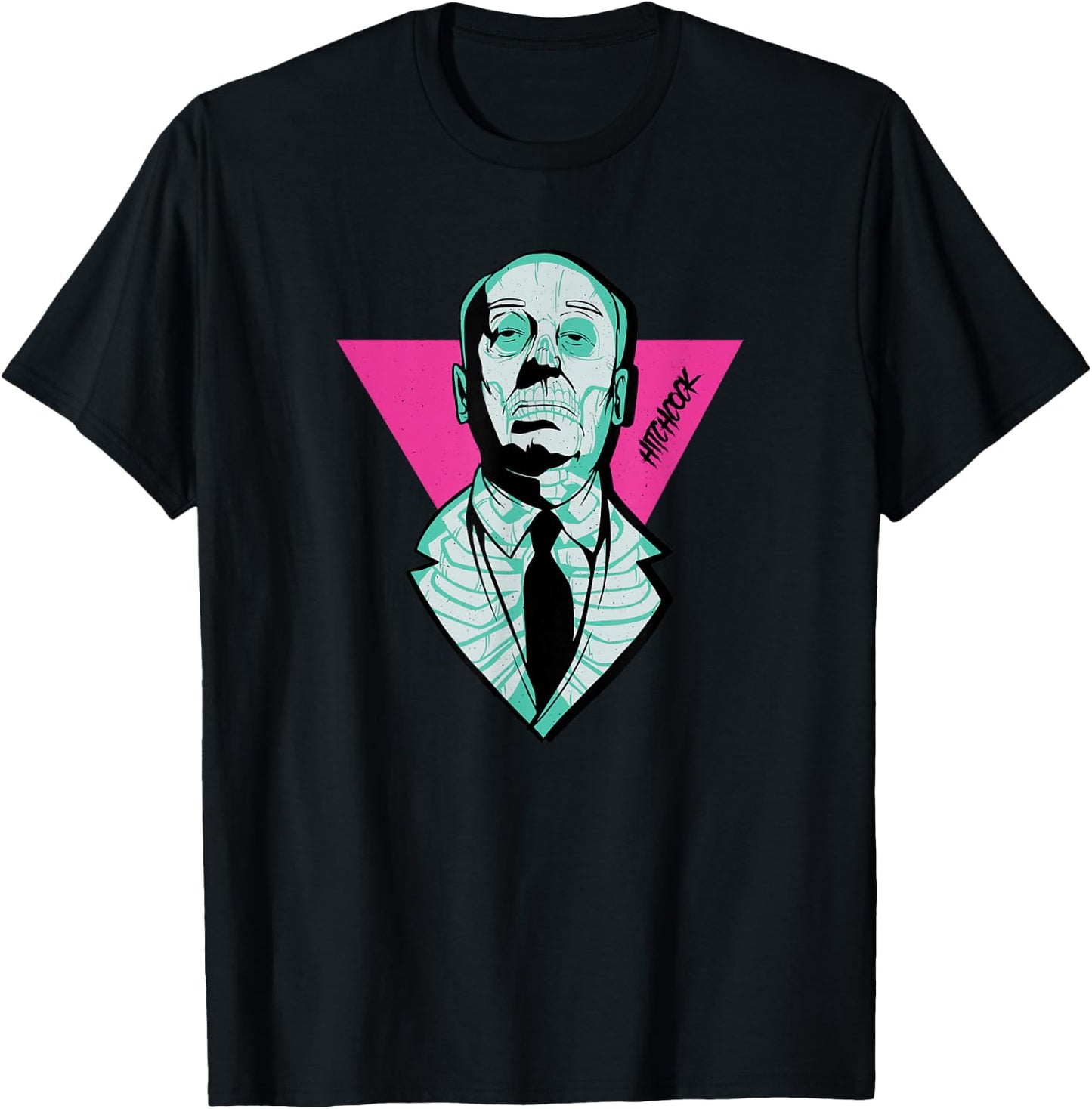 Dead Good Men's Classic Fit Black Hitchcock T-Shirt - T-Shirt | Black