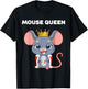 Queen Mouse | & Girls T-Shirt - T-Shirt | Black