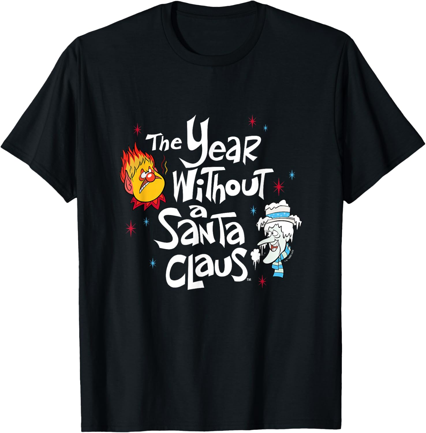 The Year Without Santa Claus - Heat Miser and Snow Miser T-Shirt - T-Shirt | Black