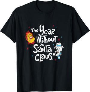 The Year Without Santa Claus - Heat Miser and Snow Miser T-Shirt - T-Shirt | Black