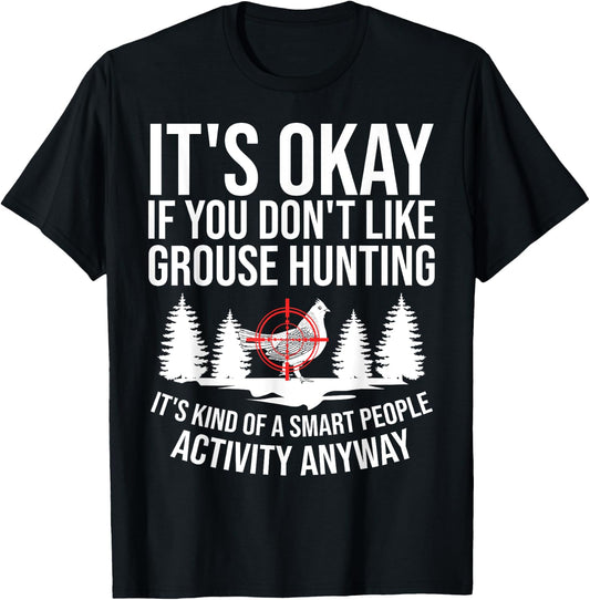 Ruffed Grouse Hunting Bird Spruce Grouse T-Shirt - T-Shirt | Black