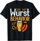 Oktoberfest Wurst Behavior Fun German Costume Men Women Kids T-Shirt - T-Shirt | Black