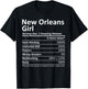 New Orleans Girl LA Louisiana Funny City Home Roots USA Gift Small T-Shirt - T-Shirt | Black