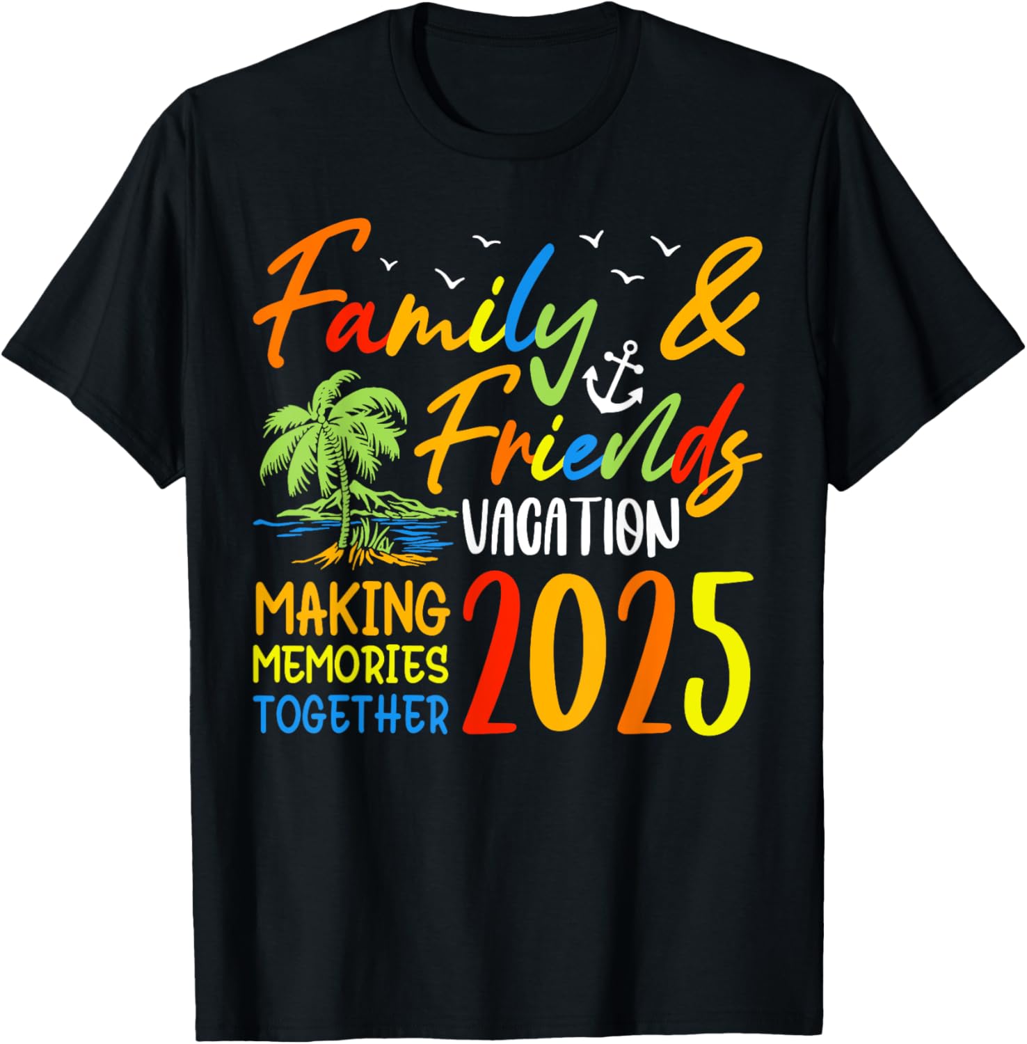 Florida Family Trip 2025 Making Memories Family Vacation T-Shirt - T-Shirt | Black