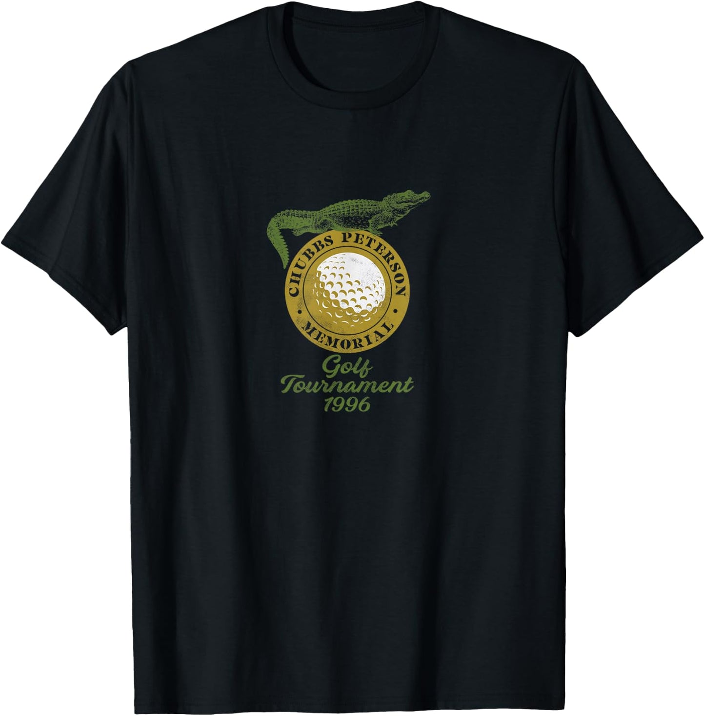 Chubbs Peterson Memorial Golf Tournament [distressed] T-Shirt - T-Shirt | Black