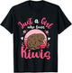 Kiwi Birds Just a Girl Who Loves Kiwis T-Shirt - T-Shirt | Black