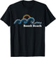 Bondi Beach Australia Sufing Waves Sunset Beach Vintage Men Women T-Shirt - T-Shirt | Black