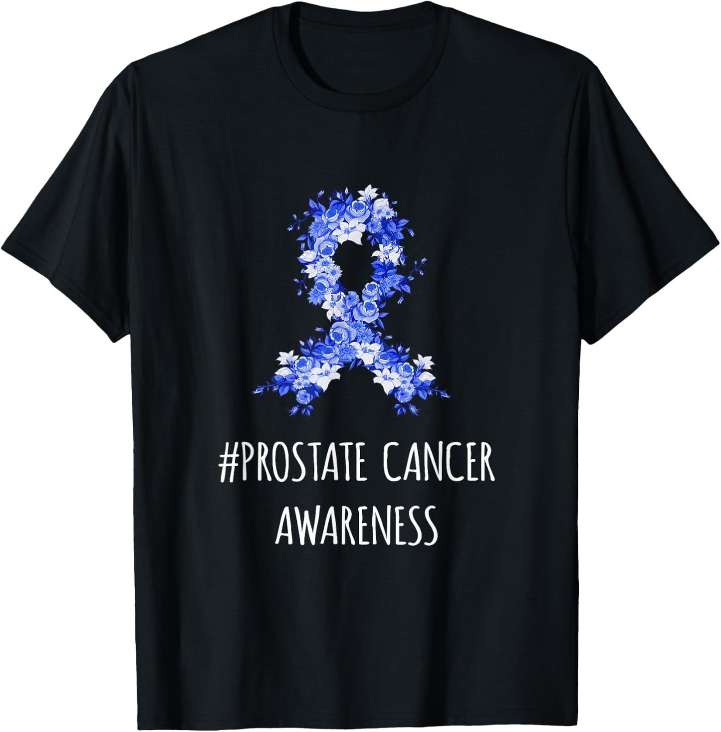 Prostate Cancer Attention Shirt | Prostate Cancer T-Shirt - T-Shirt | Black