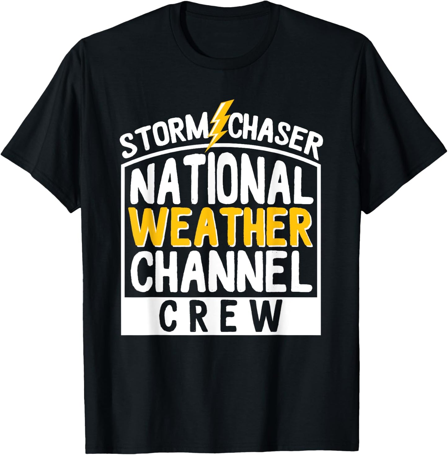 Storm Chase - National Weather Channel Crew T-Shirt - T-Shirt | Black