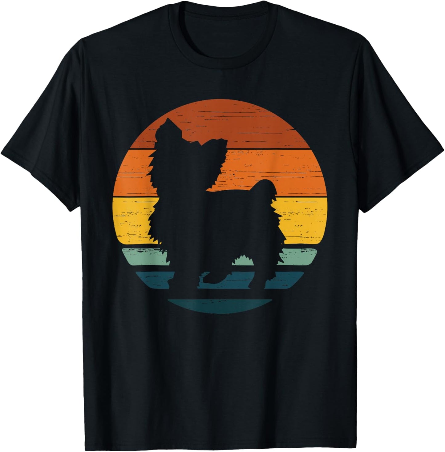 Chorkie Vintage Retro Mom Dad Dog Gift T-Shirt - T-Shirt | Black