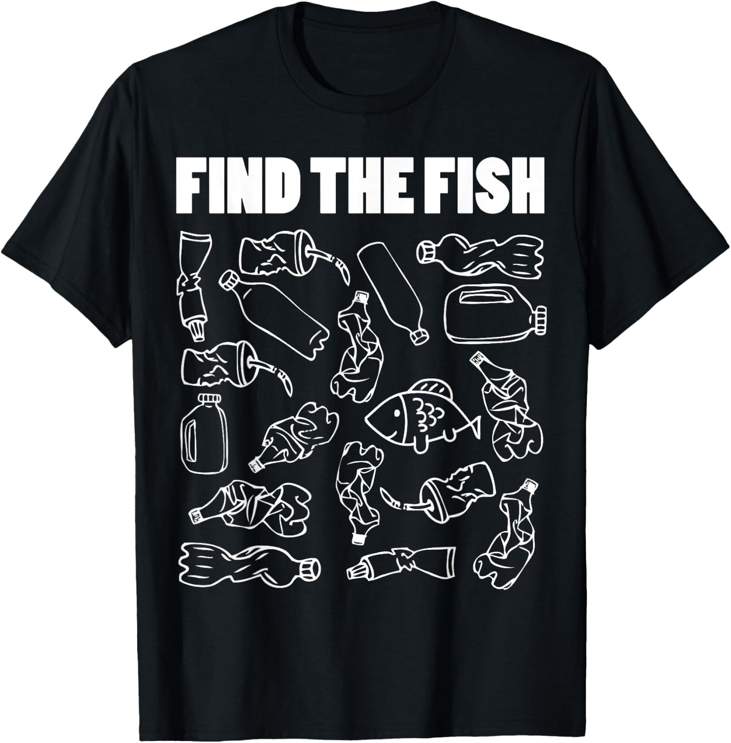 Environment Less Plastic Pollution Cool Earth Day Lover Gift T-Shirt - T-Shirt | Black