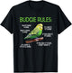 Budgie Rules | Budgie Lover Parakeet Bird Budgerigar T-Shirt - T-Shirt | Black